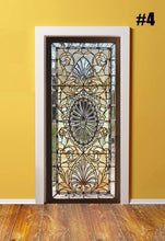 Load image into Gallery viewer, Home Decor DIY Door PVC Waterproof 3D Print Environmental Classical Pattern Protection Sticker Self Adhesive Art Paper Bedroom