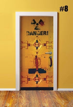 Load image into Gallery viewer, Home Decor DIY Door PVC Waterproof 3D Print Environmental Classical Pattern Protection Sticker Self Adhesive Art Paper Bedroom