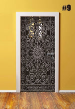 Load image into Gallery viewer, Home Decor DIY Door PVC Waterproof 3D Print Environmental Classical Pattern Protection Sticker Self Adhesive Art Paper Bedroom