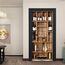 Load image into Gallery viewer, Creative 3D Door Sticker 95x215cm/Custom Size Self Adhesive Wallpaper On the Doors DIY Renovation Waterproof Poster For Bedroom