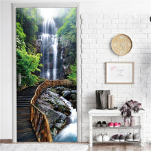 Load image into Gallery viewer, Creative 3D Door Sticker 95x215cm/Custom Size Self Adhesive Wallpaper On the Doors DIY Renovation Waterproof Poster For Bedroom