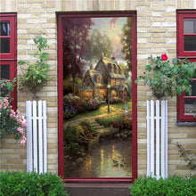 Load image into Gallery viewer, Creative 3D Door Sticker 95x215cm/Custom Size Self Adhesive Wallpaper On the Doors DIY Renovation Waterproof Poster For Bedroom