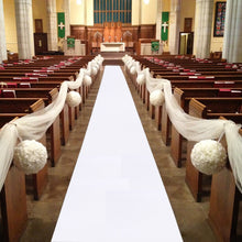 Load image into Gallery viewer, 3M 5M Wedding Aisle Runner White Blue Red Aisle Runner Rug Aisle Carpet Runner indoor Outdoor Weddings Party Thickness:0.8 mm