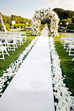 Load image into Gallery viewer, 3M 5M Wedding Aisle Runner White Blue Red Aisle Runner Rug Aisle Carpet Runner indoor Outdoor Weddings Party Thickness:0.8 mm