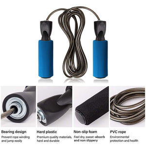 high quality fitness exercise jumprope Speed Skipping Jump Rope pvc adjustable jumprope