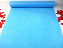 Load image into Gallery viewer, 3M 5M Wedding Aisle Runner White Blue Red Aisle Runner Rug Aisle Carpet Runner indoor Outdoor Weddings Party Thickness:0.8 mm
