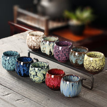 Load image into Gallery viewer, JIA-GUI LUO  110ML  Ceramic  Tea Cups  Tazas De Ceramica Creativas  Coffee Cups  China Tea Cup Kiln Change Tea Cup I073
