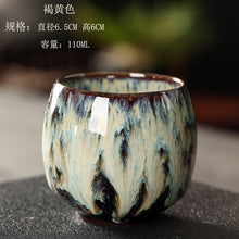 Load image into Gallery viewer, JIA-GUI LUO  110ML  Ceramic  Tea Cups  Tazas De Ceramica Creativas  Coffee Cups  China Tea Cup Kiln Change Tea Cup I073
