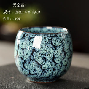 JIA-GUI LUO  110ML  Ceramic  Tea Cups  Tazas De Ceramica Creativas  Coffee Cups  China Tea Cup Kiln Change Tea Cup I073