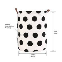 Load image into Gallery viewer, Foldable Laundry Basket Large Capacity Laundry Hamper Dirty Clothes Storage Organizer Bucket Homehold Storage Bag
