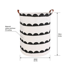 Load image into Gallery viewer, Foldable Laundry Basket Large Capacity Laundry Hamper Dirty Clothes Storage Organizer Bucket Homehold Storage Bag
