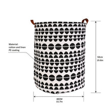 Load image into Gallery viewer, Foldable Laundry Basket Large Capacity Laundry Hamper Dirty Clothes Storage Organizer Bucket Homehold Storage Bag
