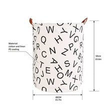 Load image into Gallery viewer, Foldable Laundry Basket Large Capacity Laundry Hamper Dirty Clothes Storage Organizer Bucket Homehold Storage Bag
